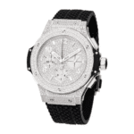 Hublot Classic Fusion Chronograph With Diamond Silver Dial Replica