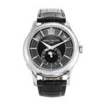 patek-philippe-grand-complications-black-dial-leather-tourbillon-Replica