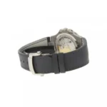 patek-philippe-nautilus-steel-blak-dial-leather-replica-watch