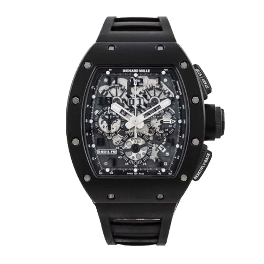 richard-mille-rm011-fm-black-phantom-carbon-fiber-skeleton-dial-replica Richard Mille RM011-FM Fiber Skeleton Dial Replica