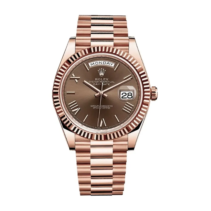 Rolex Day-Date 228235 Rose Gold Roman Replica
